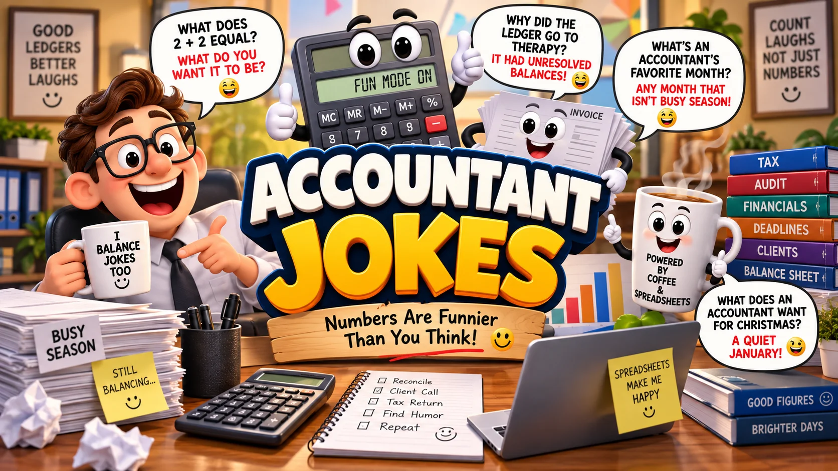 45 Accountant Jokes | That Actually Land, Plus the Ones Everyone Searches For 