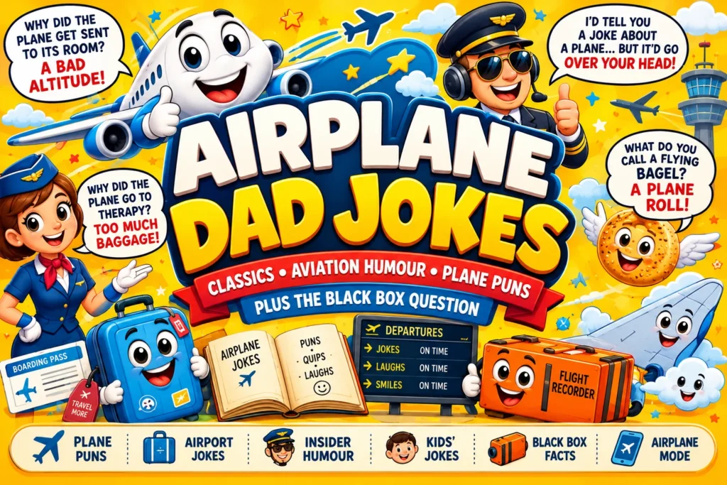 Airplane Dad Jokes The Classics, Aviation Insider Humour, and the Black Box Question