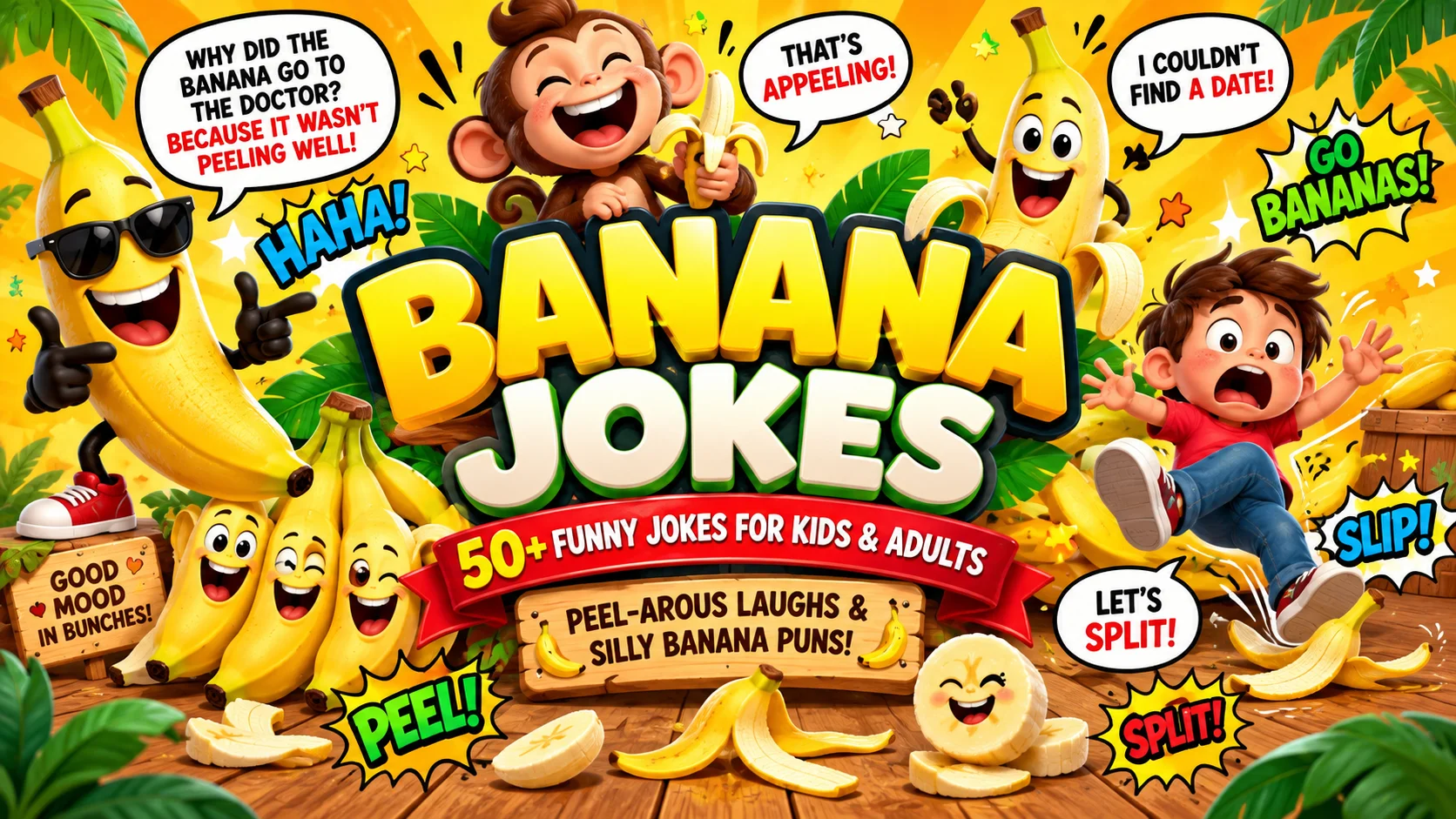 Banana Jokes | 60+ Funny Ones for Kids & Adults
