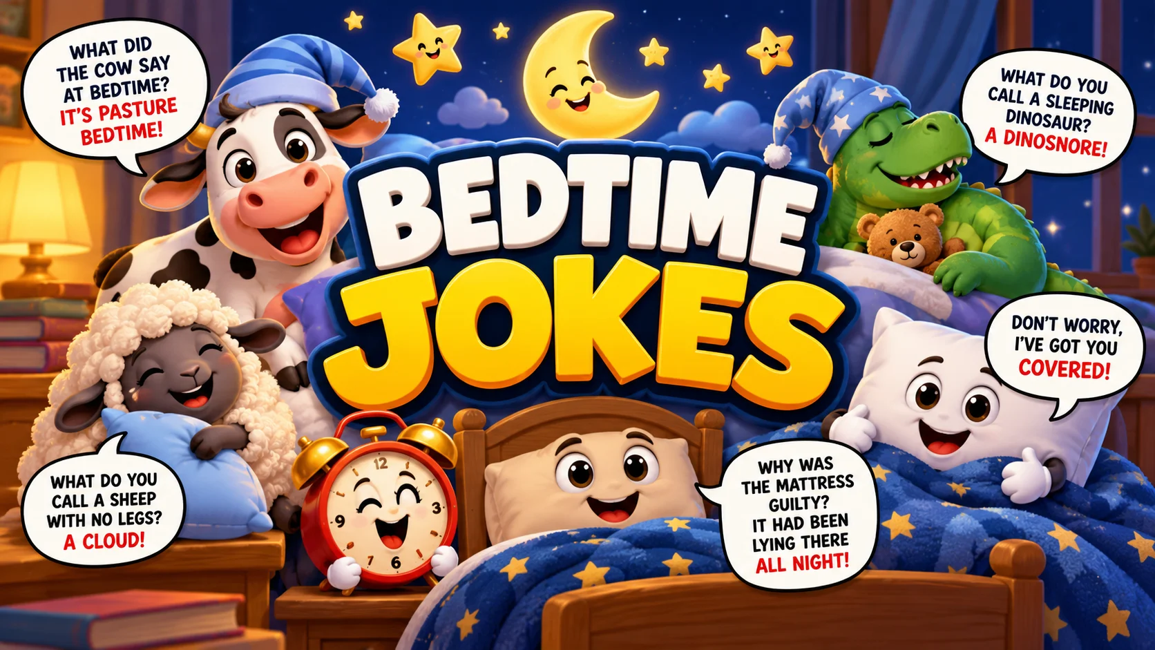 Bedtime Jokes | 70+ Sleep Puns and the Pasture Bedtime Joke Explained