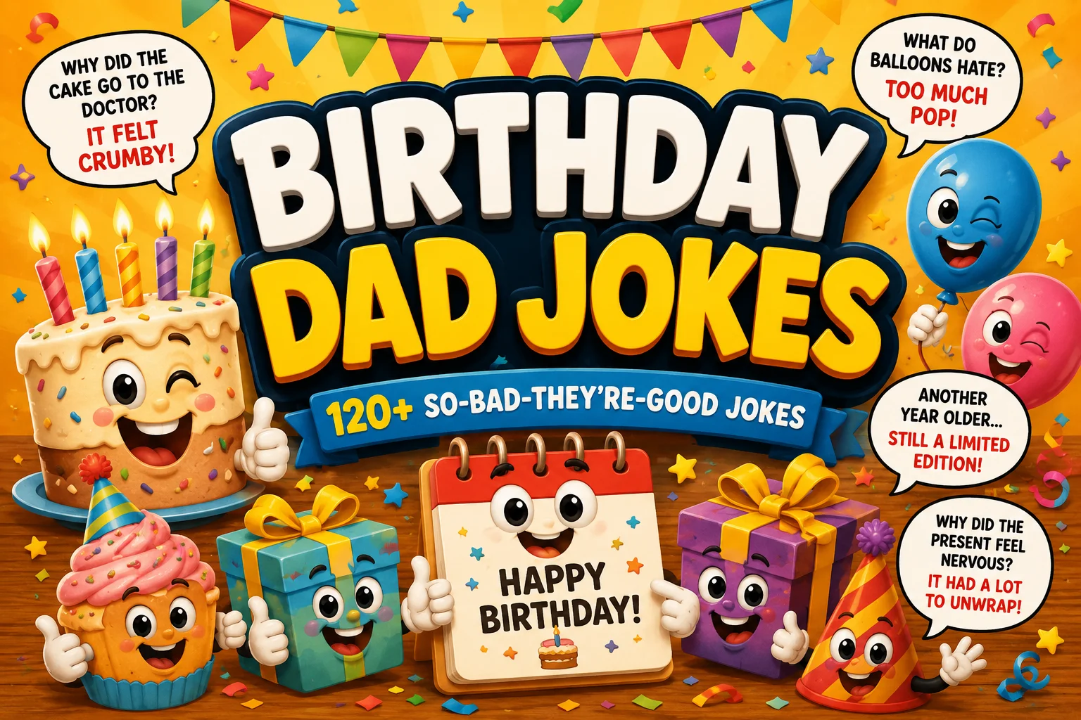 120+ Birthday Dad Jokes That Are So Bad They’re Actually Good