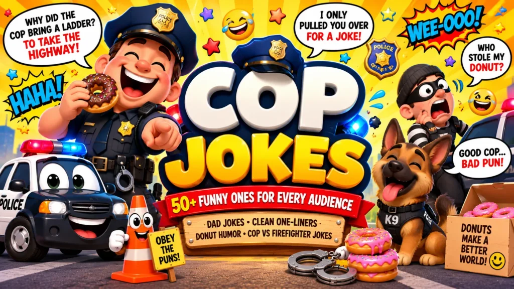 Cop Jokes and Funny Ones for Every Audience