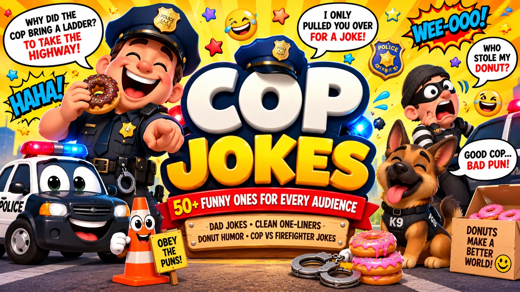 Cop Jokes | 50+ Funny Ones for Every Audience