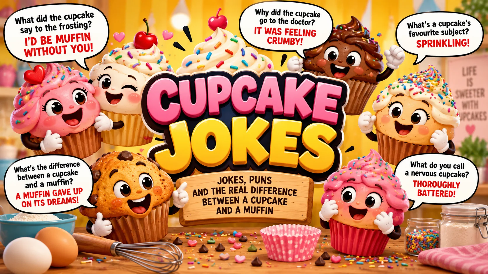Cupcake Jokes | The Frosting Classic, the Muffin Question, and What Actually Makes a Cupcake