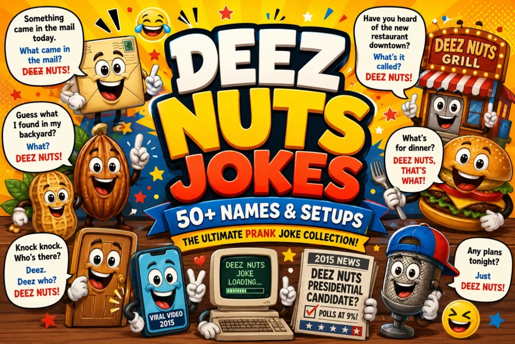 Deez Nuts Jokes and Names & Setups (Plus Where It Came From)