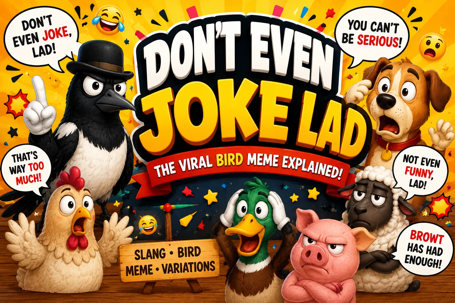 Don’t Even Joke Lad Meme | Meaning, Origin & the Bird Explained