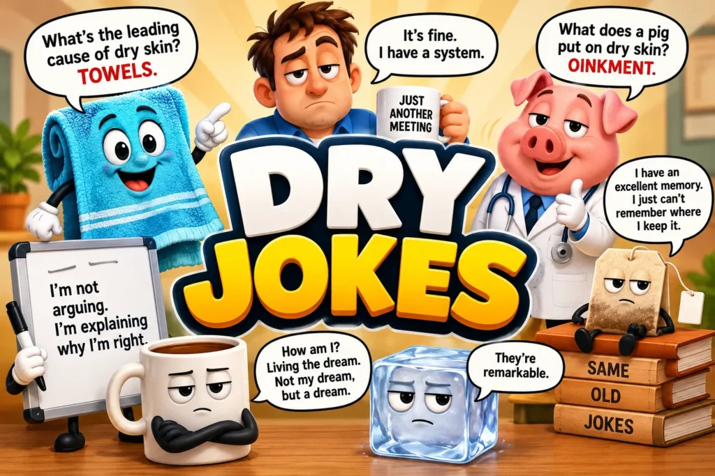 Dry Jokes and Dry Humour What It Means and Examples