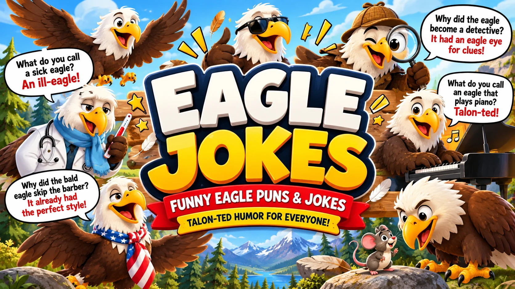 Eagle Joke | Funny Eagle Jokes, Bald Eagle Puns & More