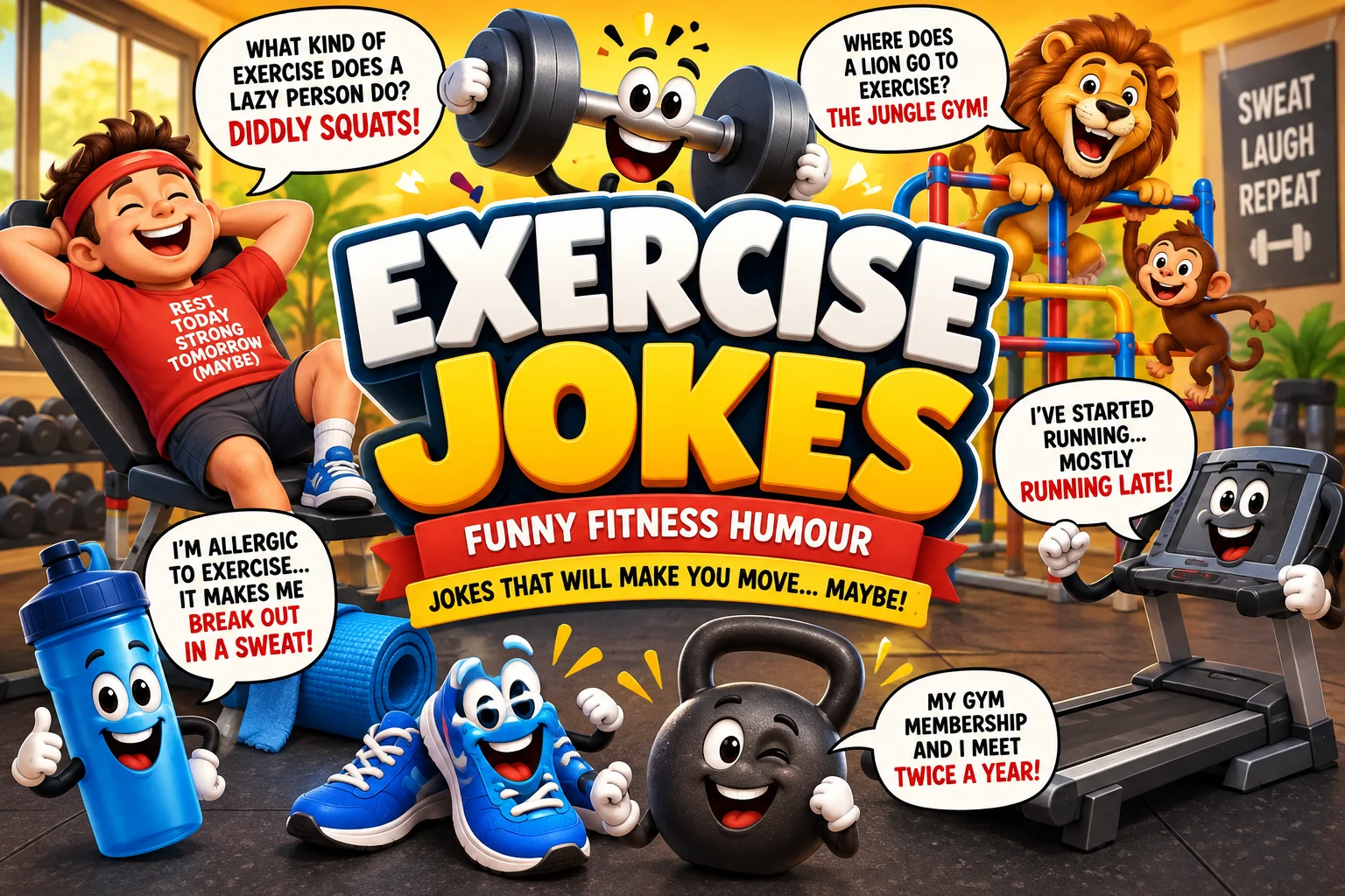 Exercise Jokes | The Riddles With Answers, Gym Humour, and the Research Behind the Joke