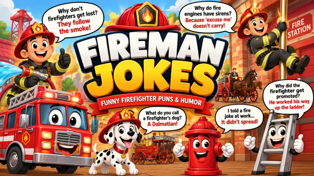Fireman Jokes | The Classics, the Viral Kid Video, and Why the Fire Pole Was Once a Joke