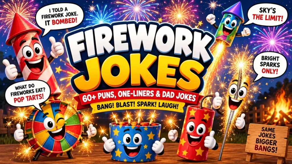 Firework Jokes | 60+ Puns, One Liners and Dad Jokes