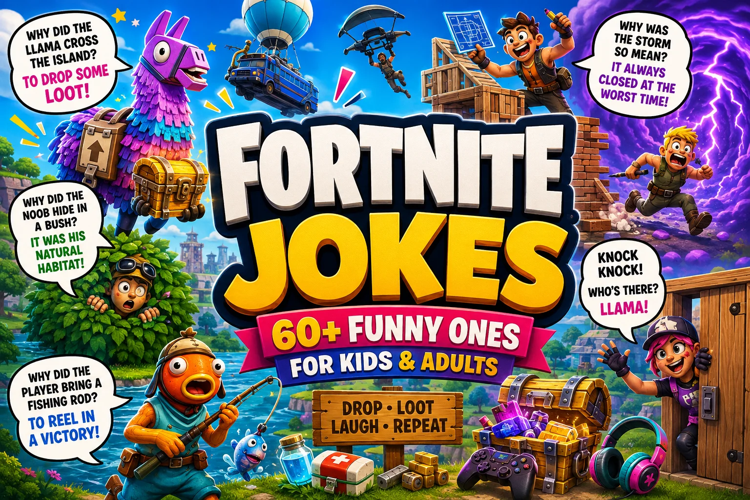 Fortnite Jokes | 60+ Funny Ones for Kids & Adults