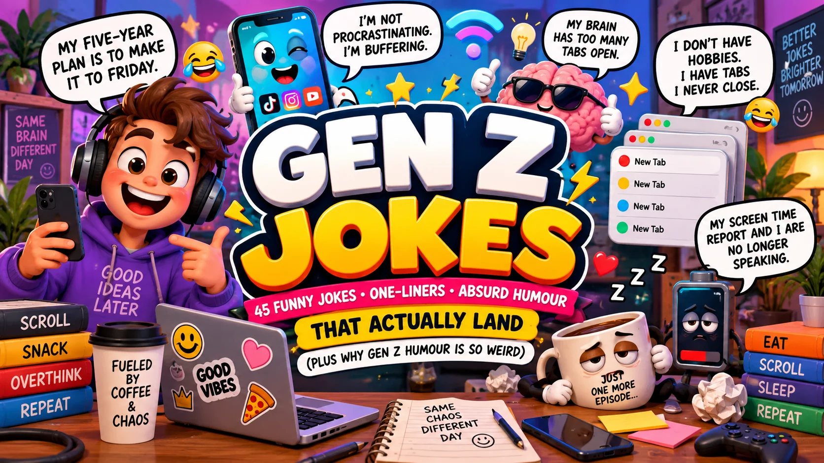 45 Gen Z Jokes That Actually Land (Plus Why Gen Z Humour Is So Weird)