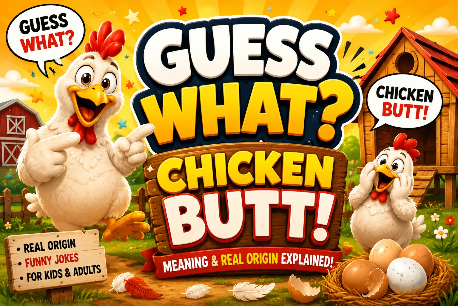Guess What? Chicken Butt! | Meaning & Real Origin Explained