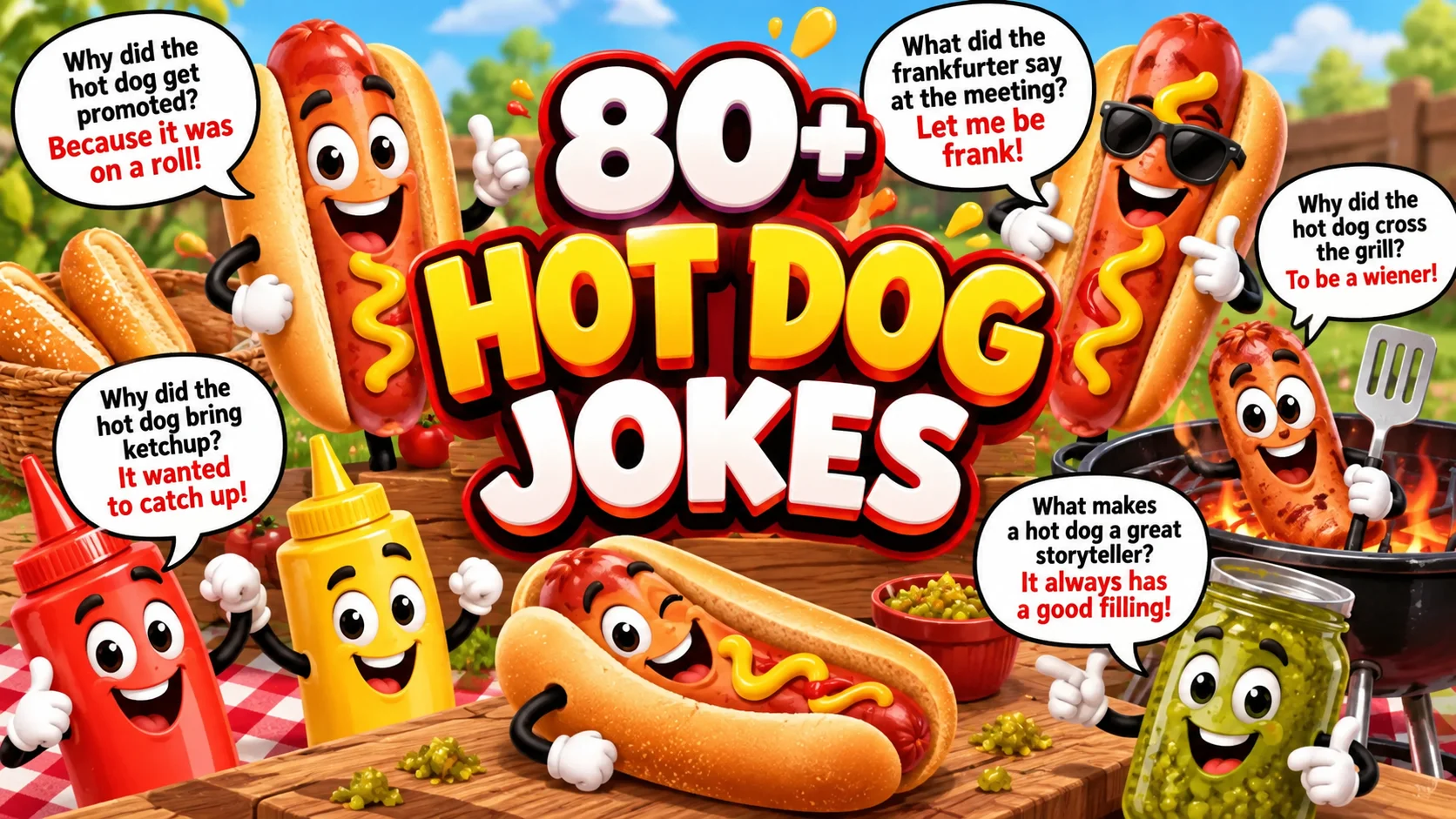 80+ Hot Dog Jokes | Funny, Clean, Adult, One Liners & Puns