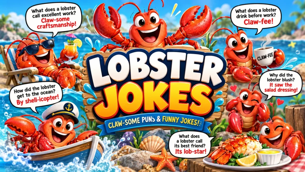 Lobster Joke | Funny Lobster Jokes, Puns, Dad Jokes & More