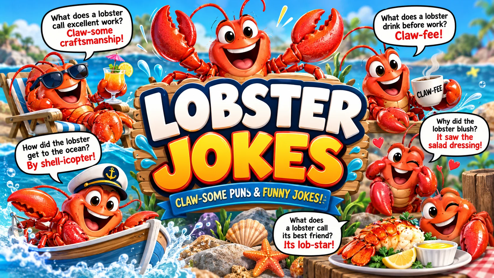 Lobster Joke | Funny Lobster Jokes, Puns, Dad Jokes & More