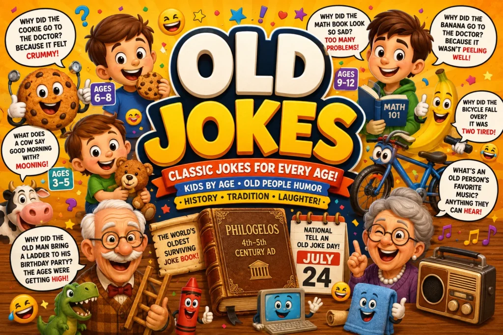Old Jokes Classic Jokes by Kids Age, Plus Old Age Humor22
