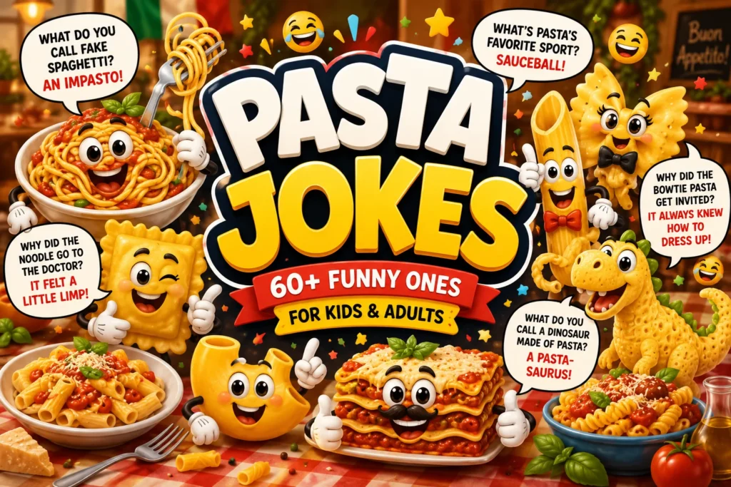 Pasta Jokes | 60+ Funny Ones for Kids & Adults