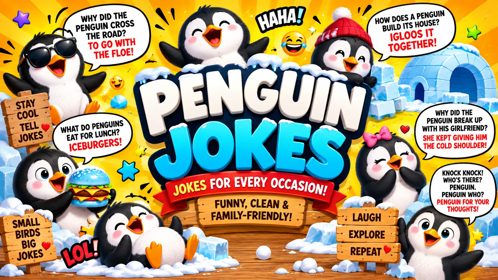 Penguin Jokes | 60+ Funny Ones for Kids & Adults