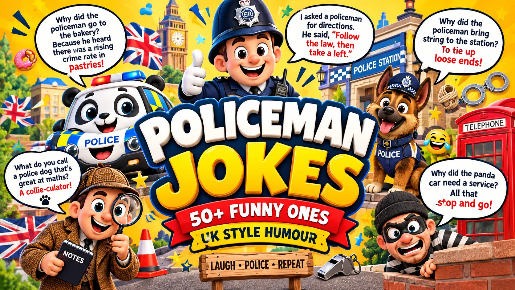 Policeman Jokes | 50+ Funny Ones (UK Style Humor)