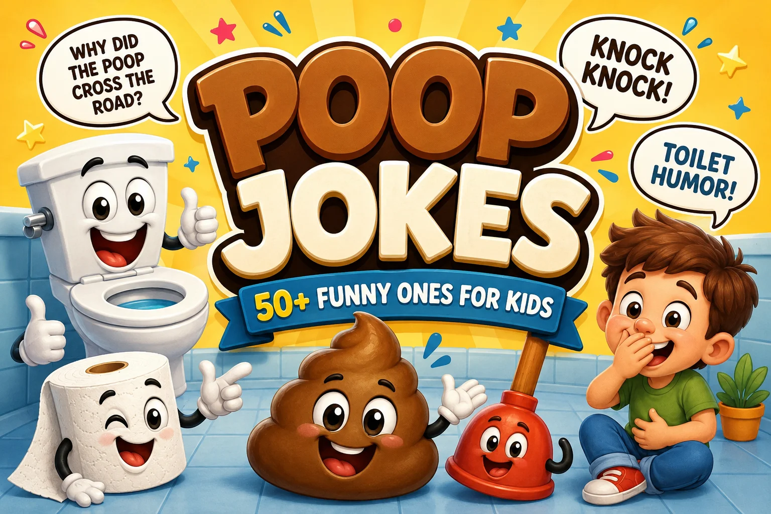 Poop Jokes | 50+ Funny Ones for Kids (Plus Why They’re So Obsessed)