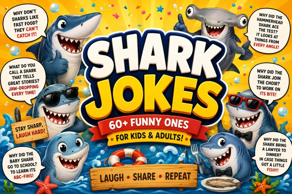 Shark Jokes | 60+ Funny Ones for Kids & Adults