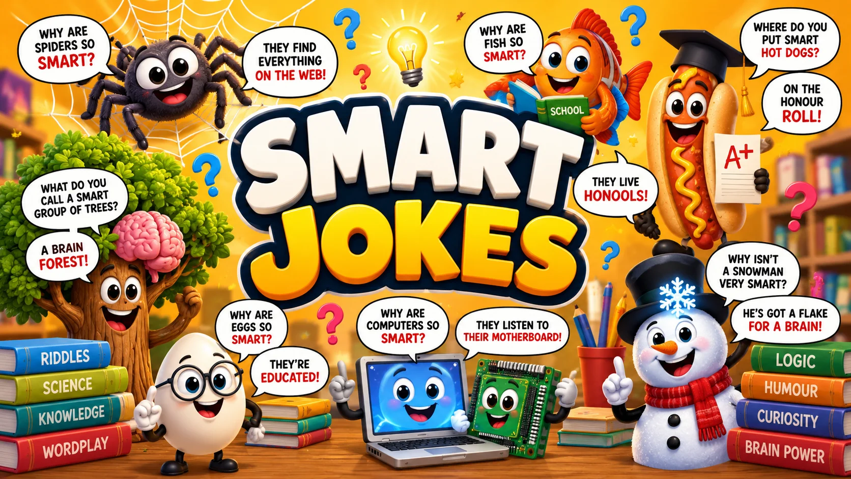 Smart Jokes | The Riddles With Answers, Genuinely Clever Jokes, and Why Some Need a Brain