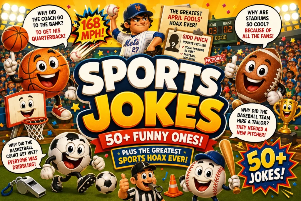 Sports Jokes Funny Ones (Plus the Greatest Sports Hoax Ever)
