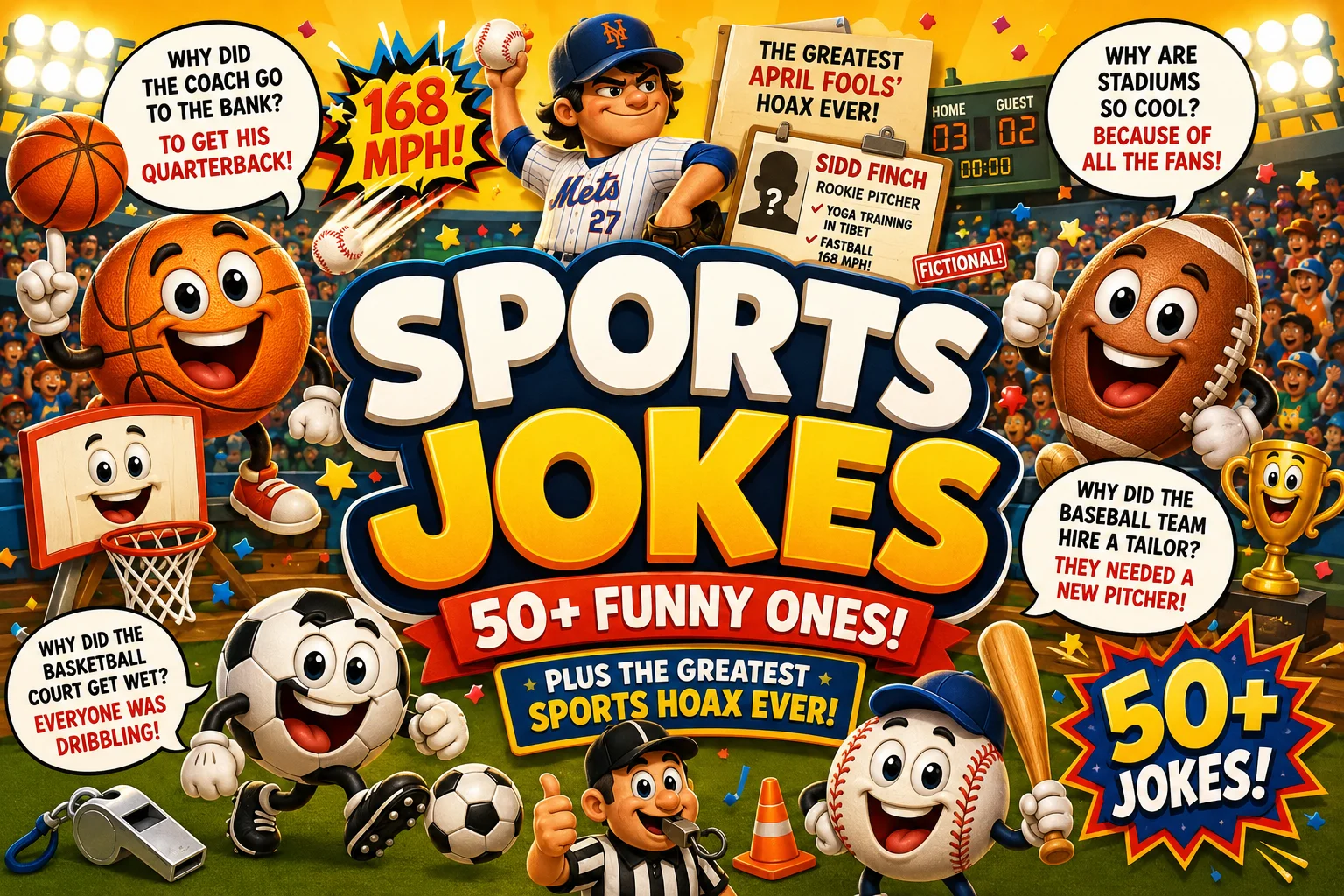 Sports Jokes | 50+ Funny Ones (Plus the Greatest Sports Hoax Ever)