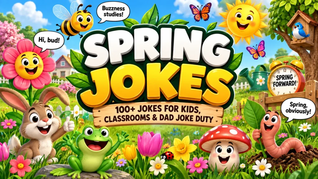 Spring Jokes | 100+ for Kids, Classrooms and Dad Joke Duty