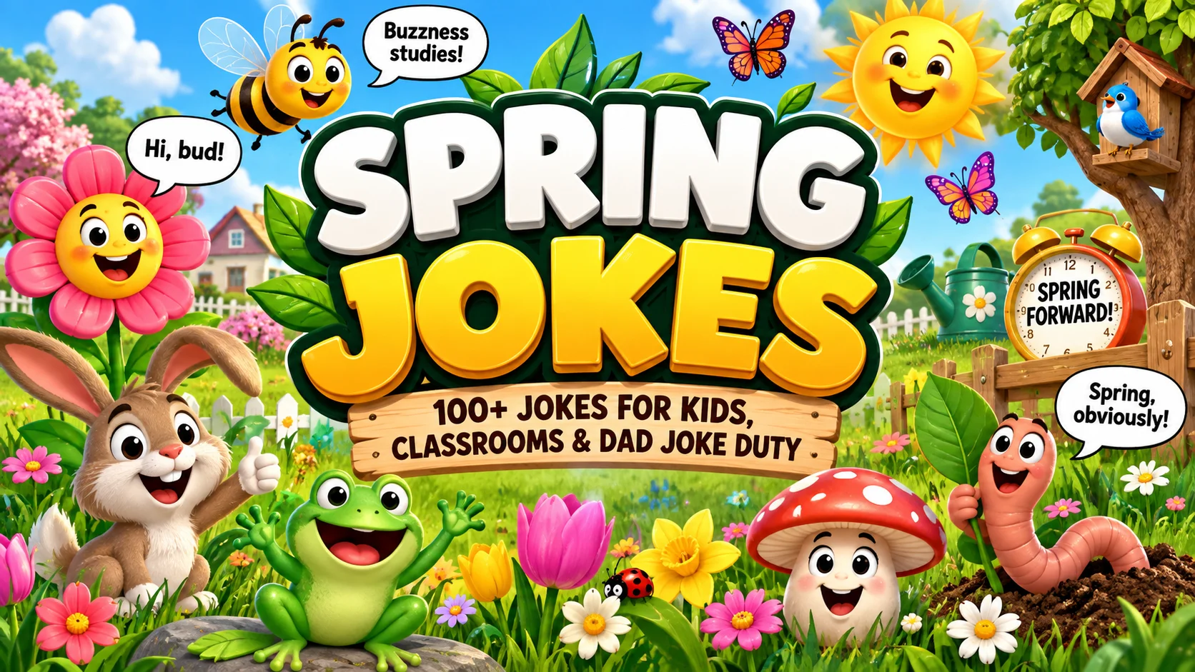 Spring Jokes | 100+ for Kids, Classrooms and Dad Joke Duty