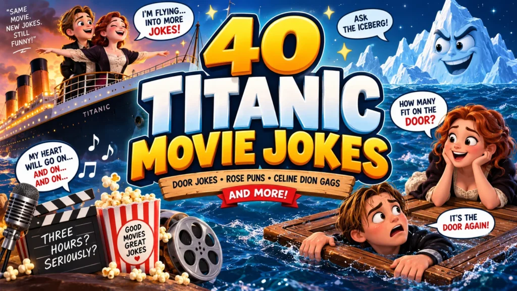 40 Titanic Movie Jokes | Door Jokes, Rose Puns and Celine Dion Gags