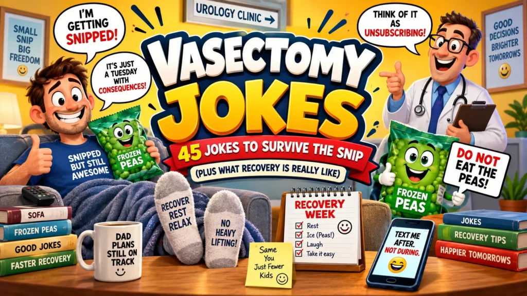 45 Vasectomy Jokes to Survive the Snip (Plus What Recovery Is Really Like)