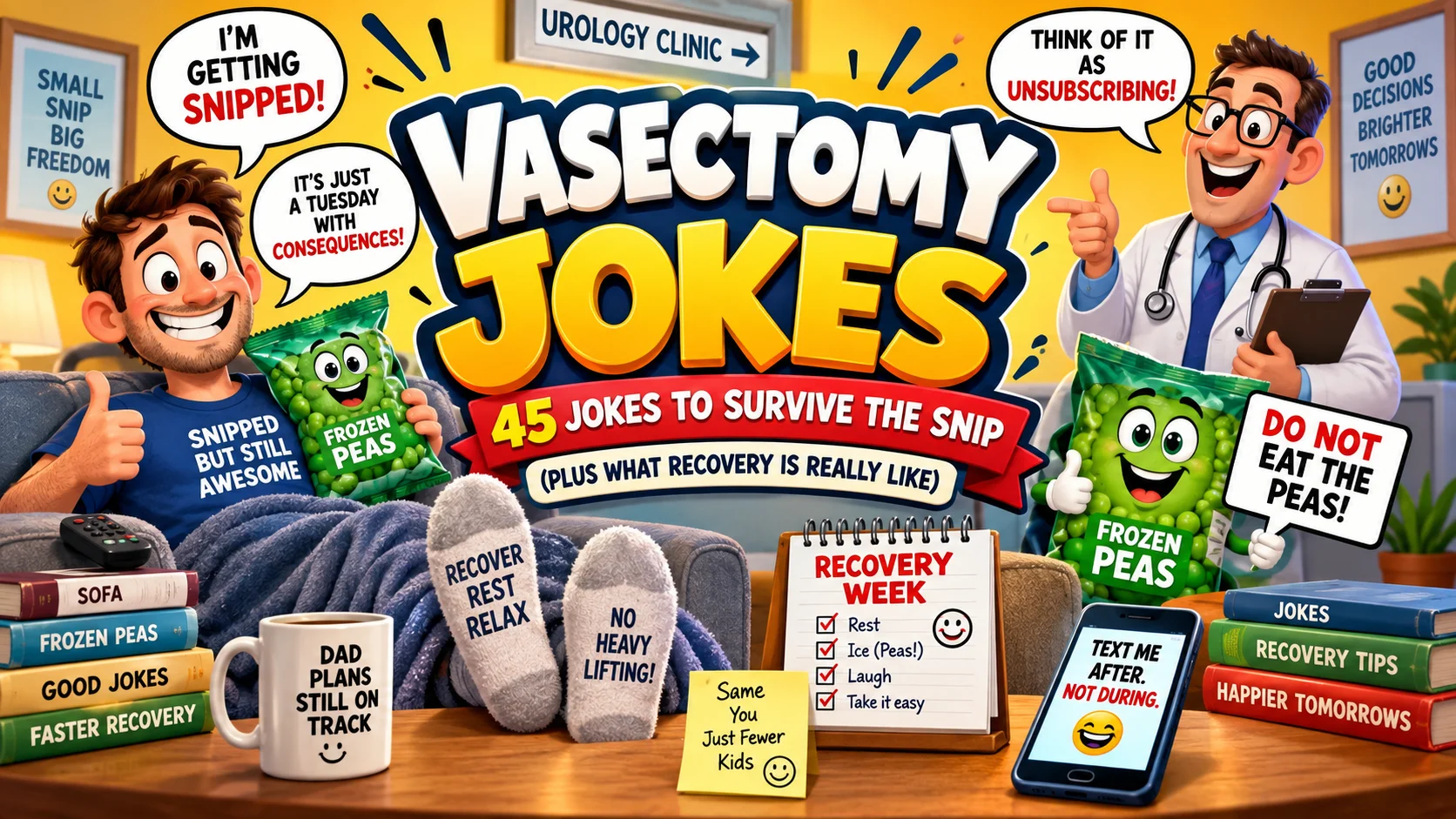 45 Vasectomy Jokes to Survive the Snip (Plus What Recovery Is Really Like)
