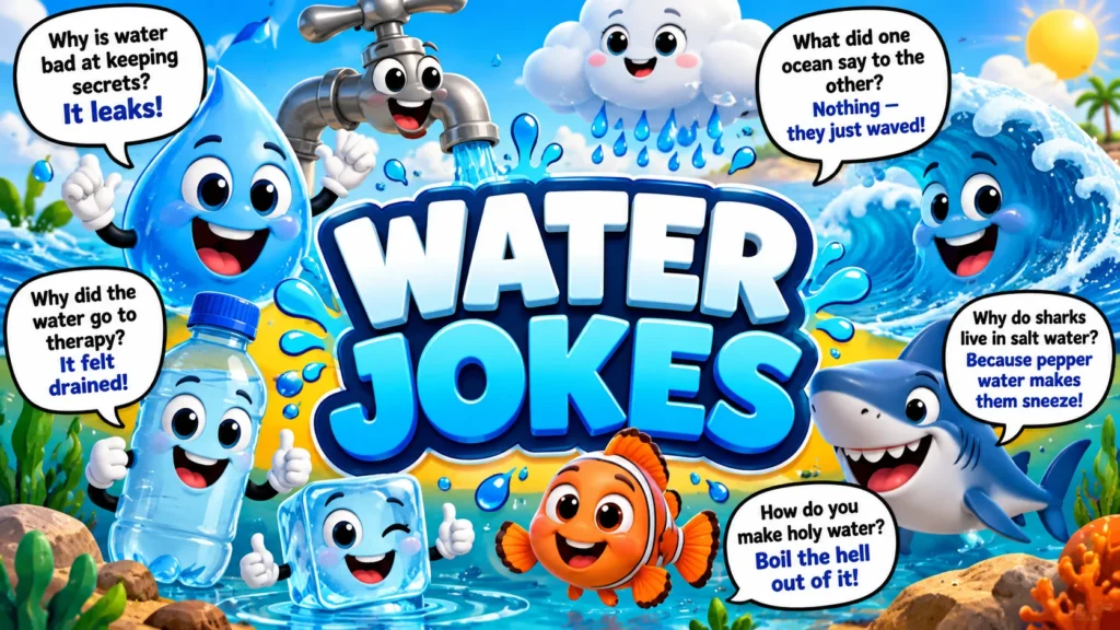 Water Jokes and Puns, OneLiners and the Classics Explained