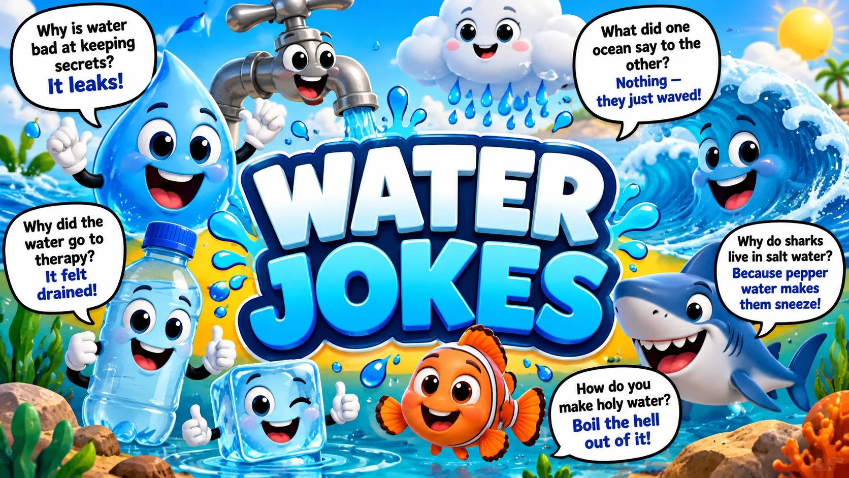 Water Jokes | 90+ Puns, OneLiners and the Classics Explained